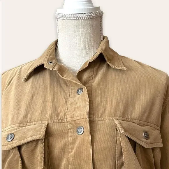 Vintage Max Studio.com Corduroy Belted Jacket Blouse - Picture 7 of 9